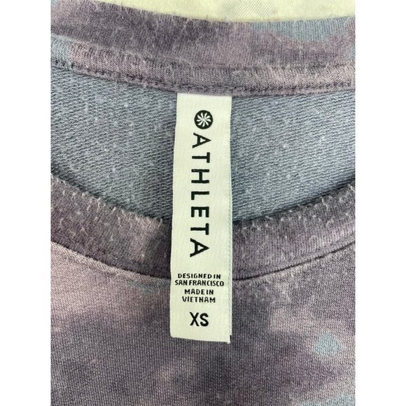 Athleta Mindset Purple Sweatshirt XS - Picture 3 of 5